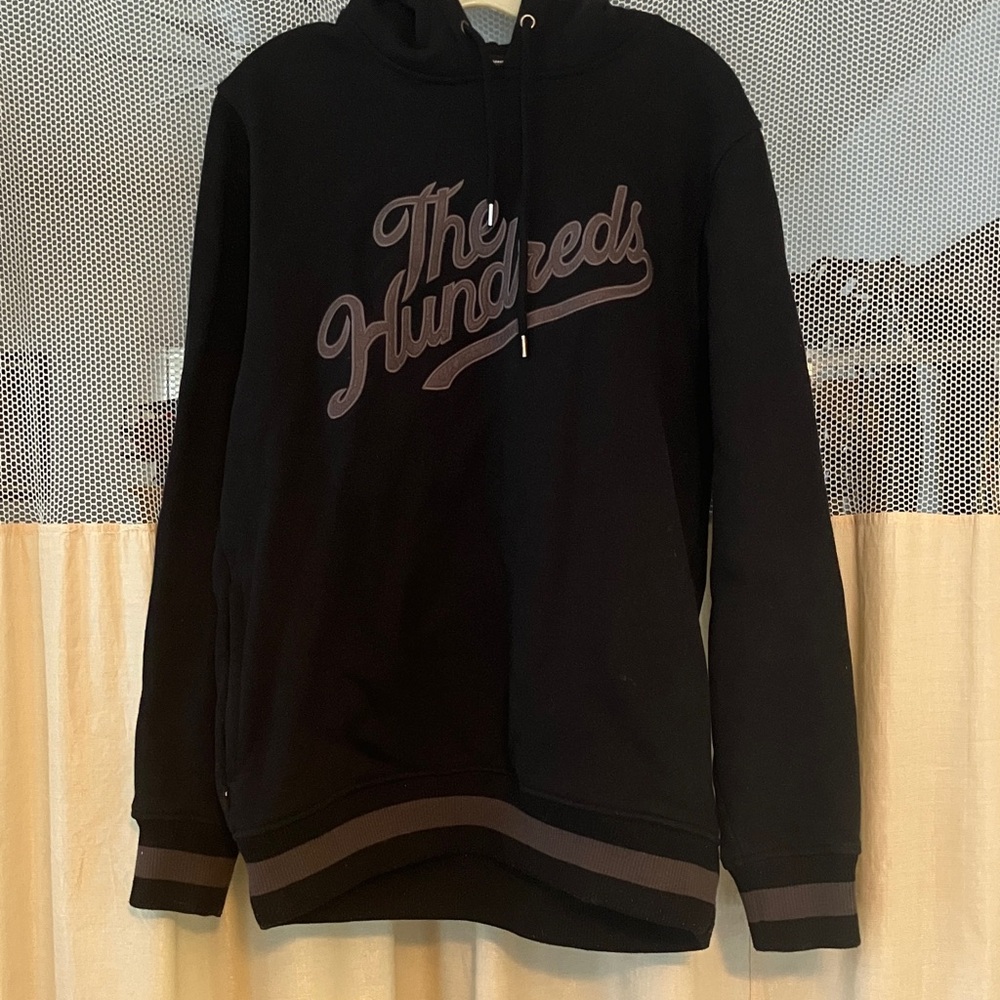 The Hundreds Black and Gray Hoodie